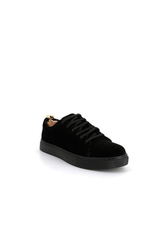 Heren Sneakers van Echt Leer Zwart