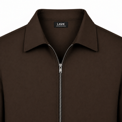 LAVK Premium Tech Set Brown – Stretch Heren Trainingspak
