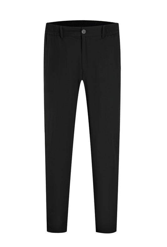 LAVK Heren Pantalon – Zakelijk Comfort Stretch Zwart
