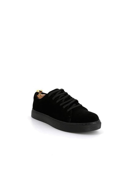 Heren Sneakers van Echt Leer Zwart