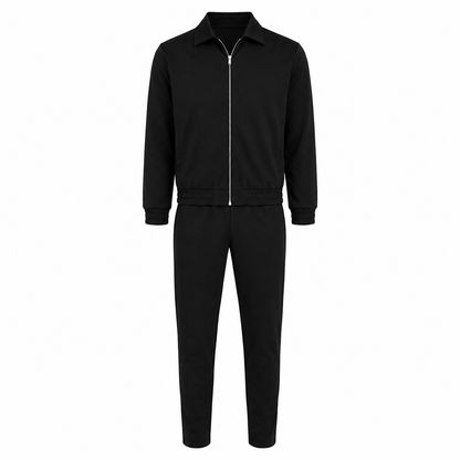 LAVK Tech Set Kids Black – Slim Fit Stretch tracksuit