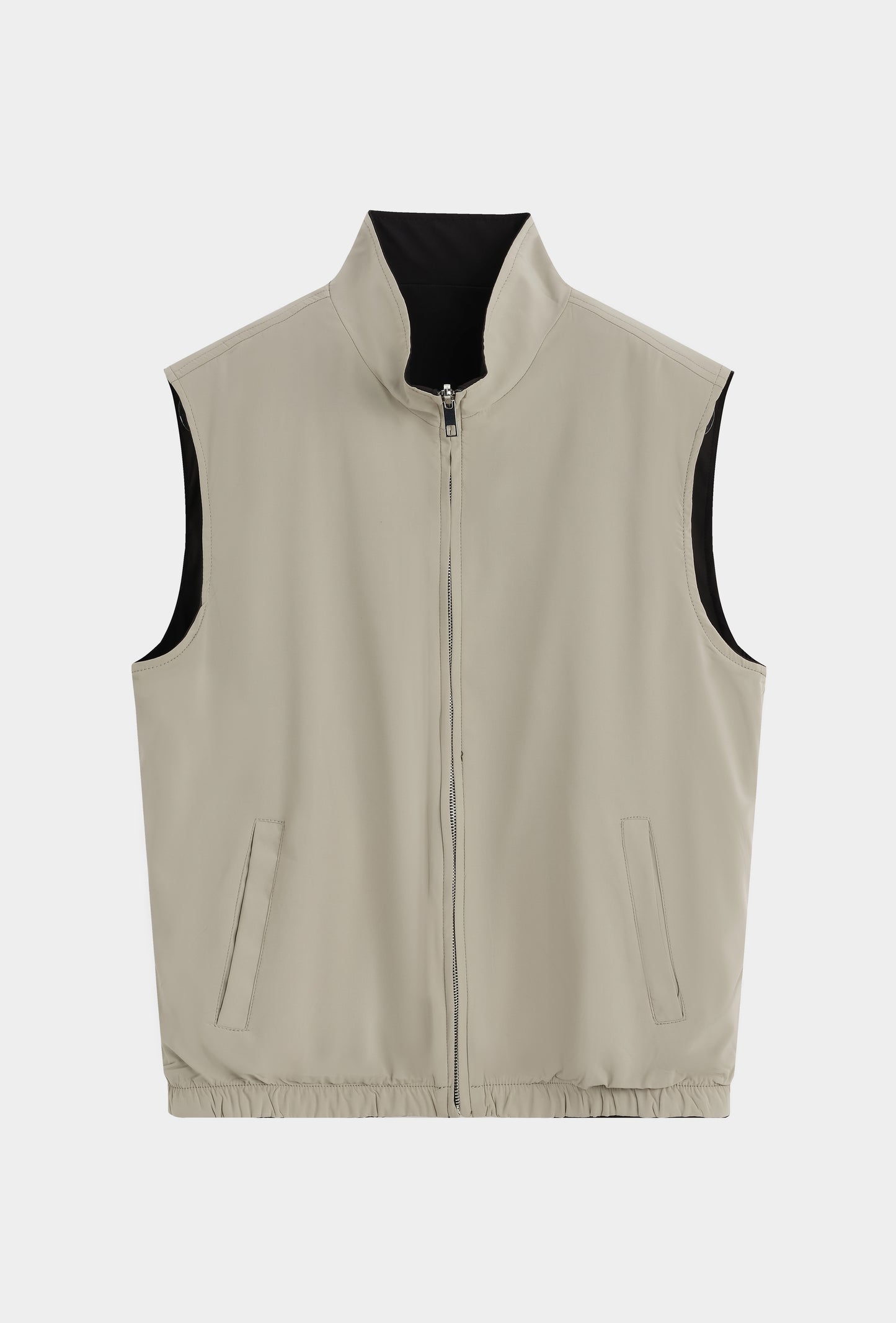 LAVK Reversible Bodywarmer – Beige/Zwart | Premium Heren Gilet