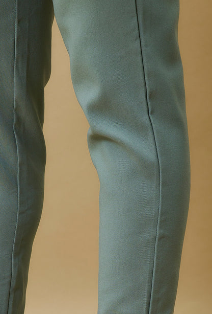 Super Stretch Herenpantalon Mintgroen