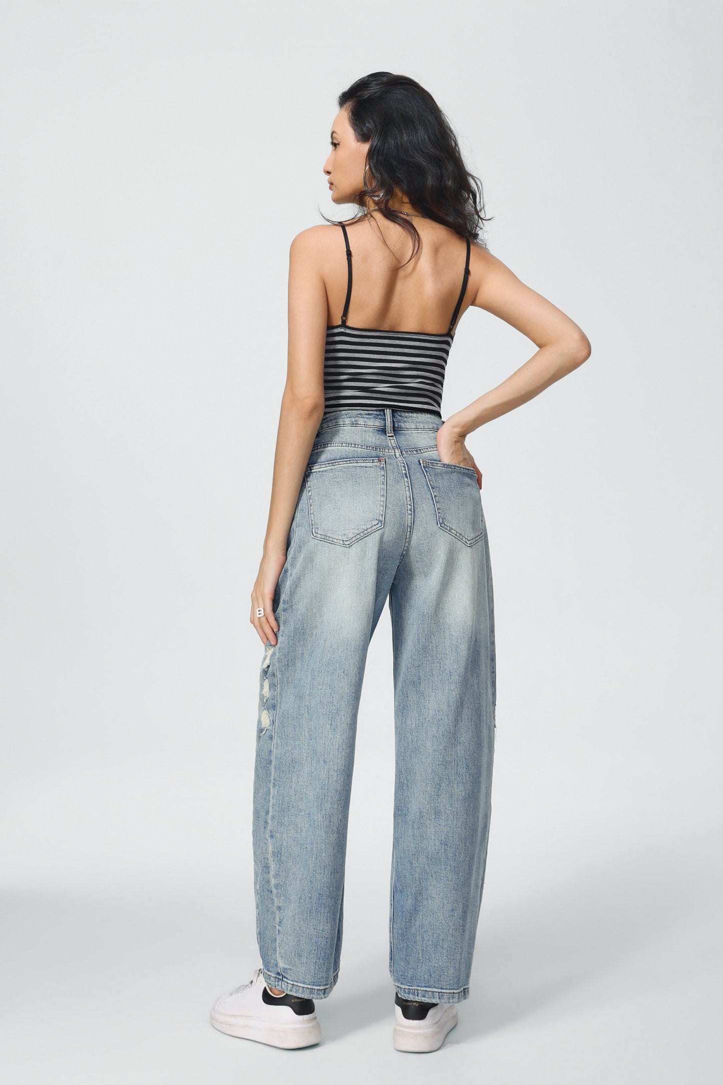 LAVK Ballon Jeans – Light Blue Destroyed