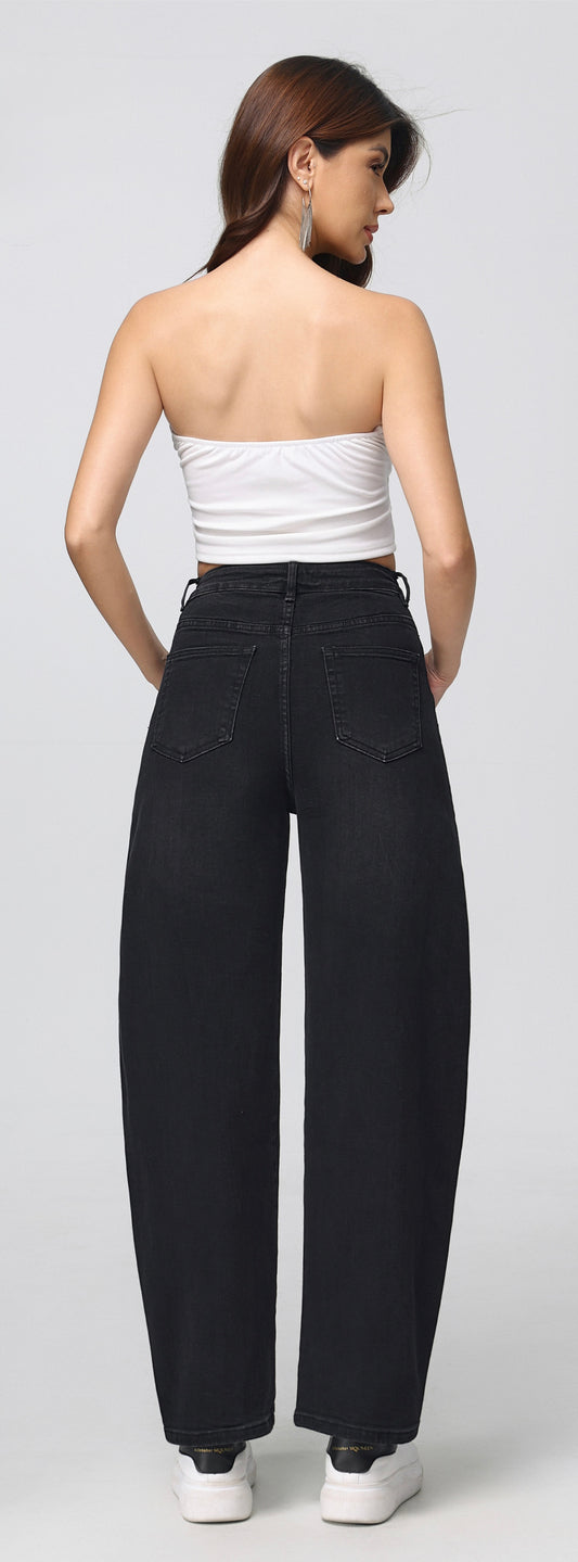 LAVK Barrel Jeans – Zwart