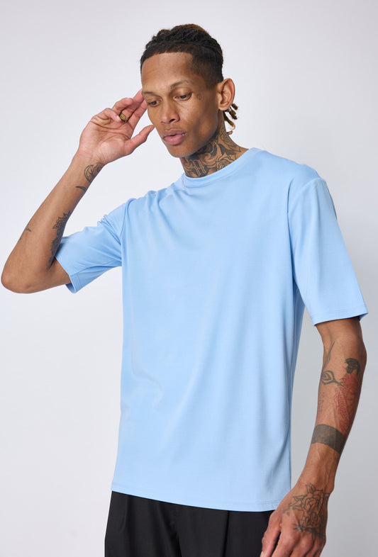 LAVK Essential Glans T-shirt light blue
