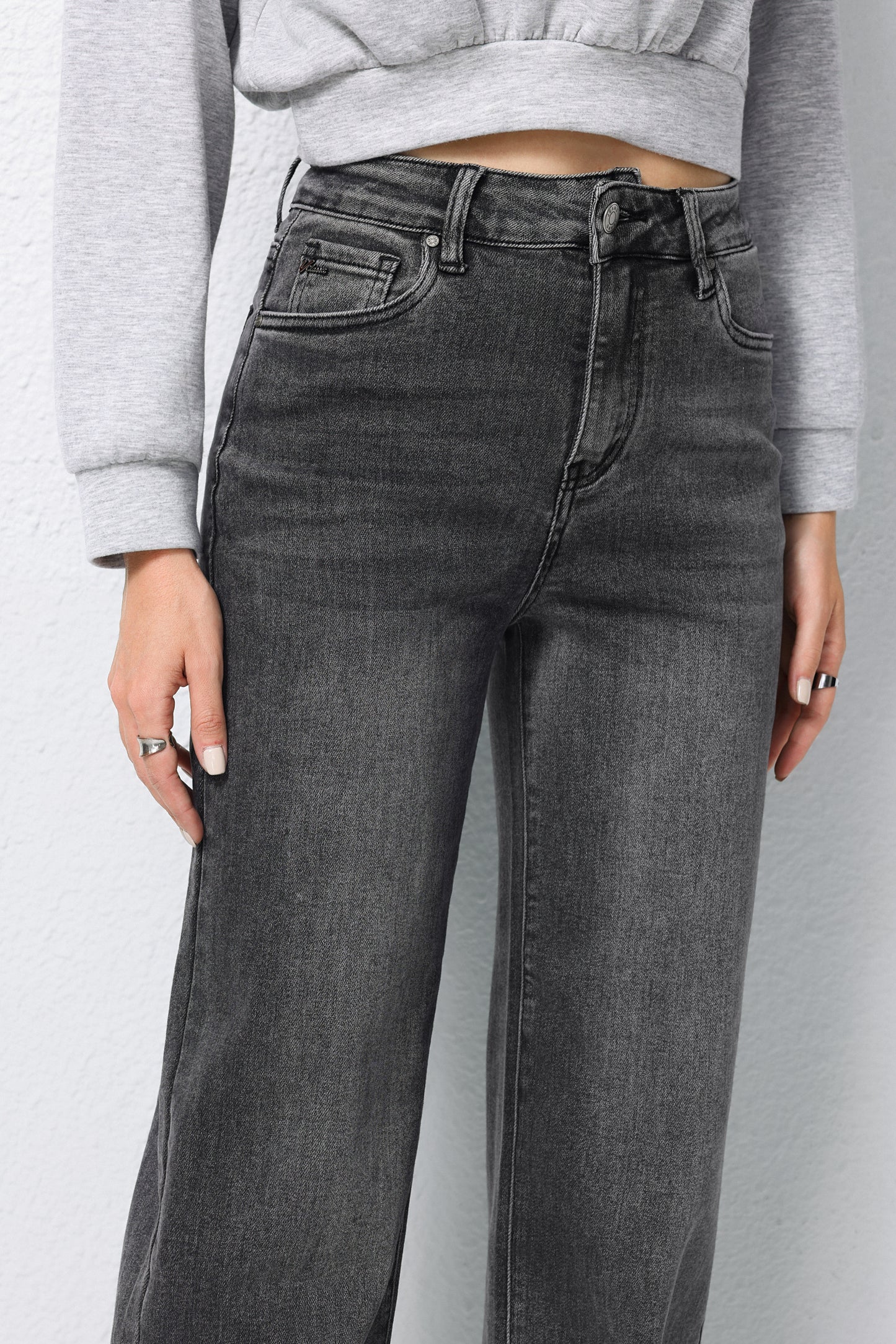 LAVK super stretch jeans classic grey