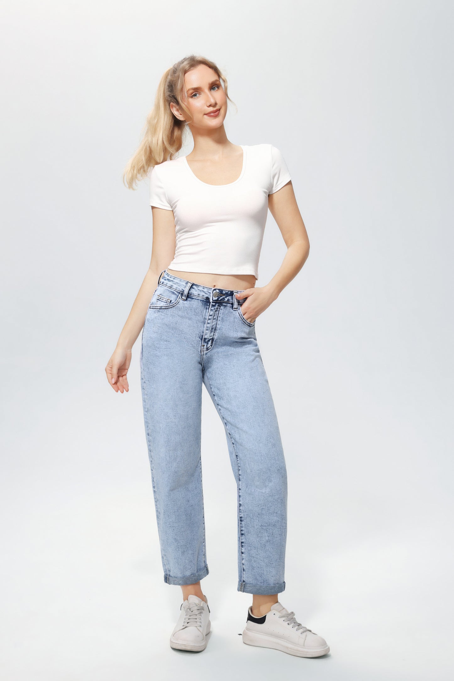 LAVK Ballon Jeans – Ice Blue