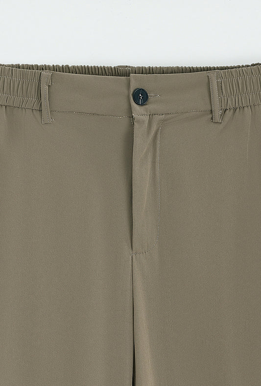 LAVK Heren Pantalon – Zakelijk Comfort Stretch Taupe