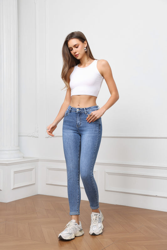 LAVK Skinny Fit Jeans – Lichtblauw