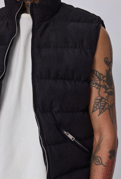 LAVK Premium Suede Touch Bodywarmer zwart