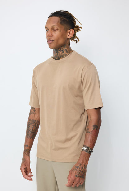 LAVK Essential Glans T-shirt Beige