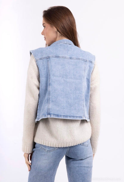 Denim Gilet – Lichtblauw