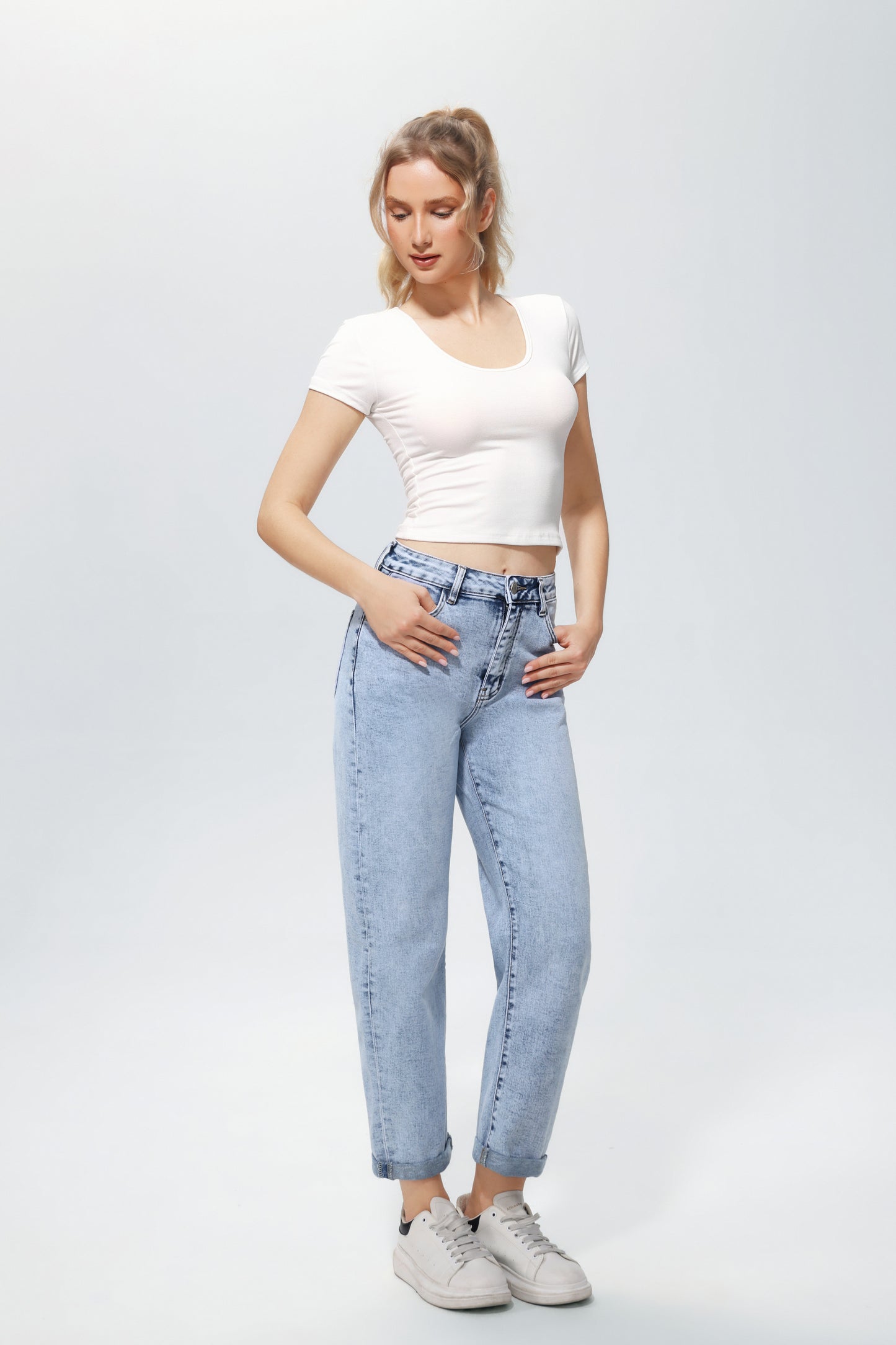 LAVK Ballon Jeans – Ice Blue