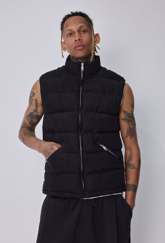 LAVK Premium Suede Touch Bodywarmer zwart