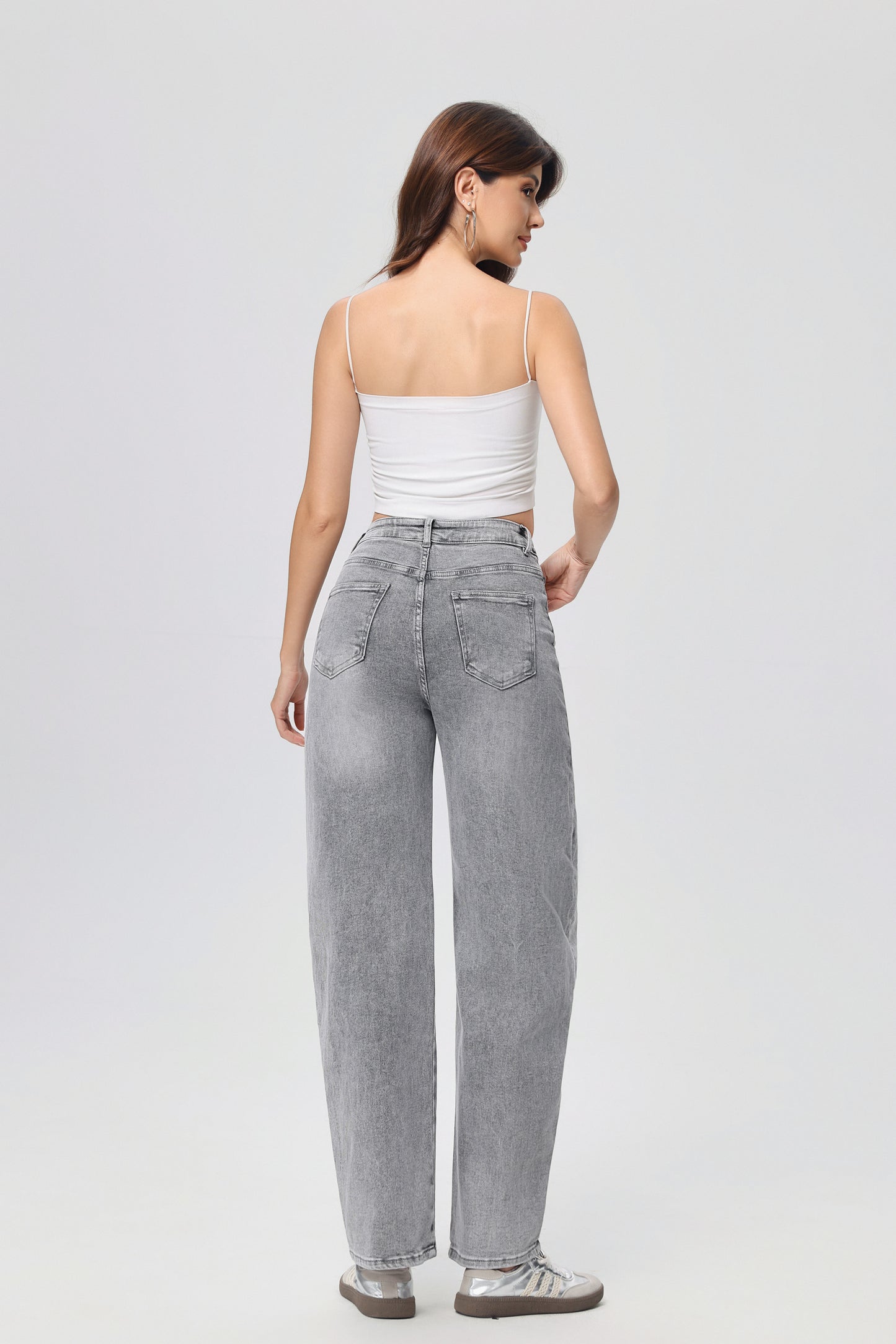 LAVK Barrel Jeans – Grijs