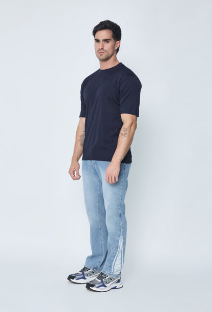 LAVK Essential Glans T-shirt Navy