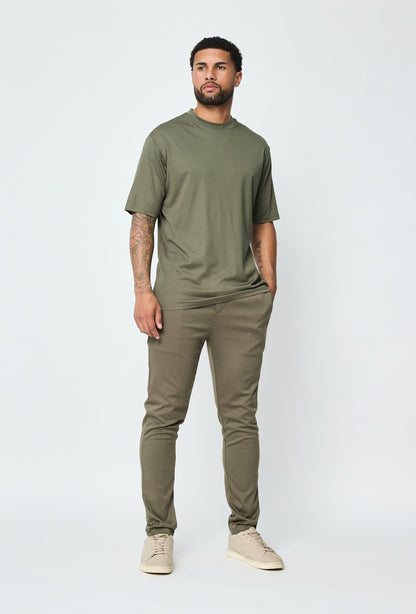 LAVK Essential Glans T-shirt Army groen