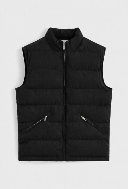 LAVK Premium Suede Touch Bodywarmer zwart
