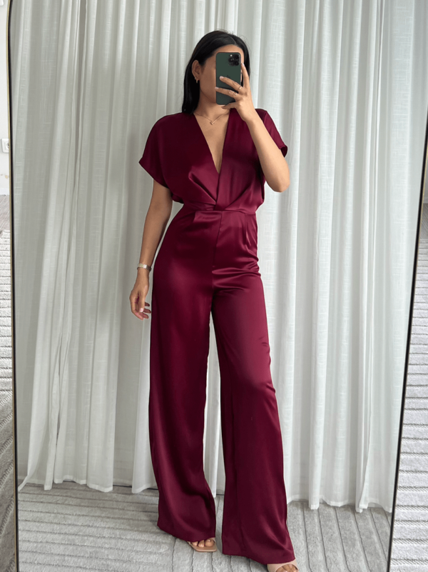 Elena Jumpsuit Satijn