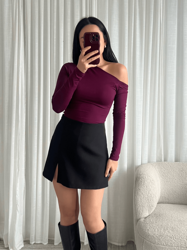 Elegante One-Shoulder Top - Afbeelding 2