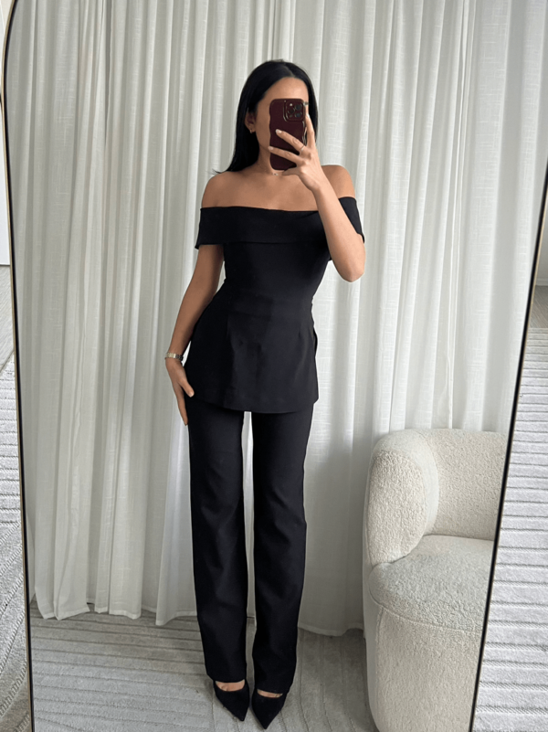 Elegante Off-Shoulder Split Top - Afbeelding 3