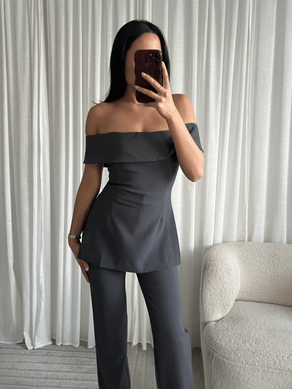 Elegante Off-Shoulder Split Top - Afbeelding 4