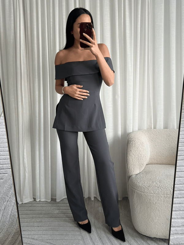 Elegante Off-Shoulder Split Top - Afbeelding 5