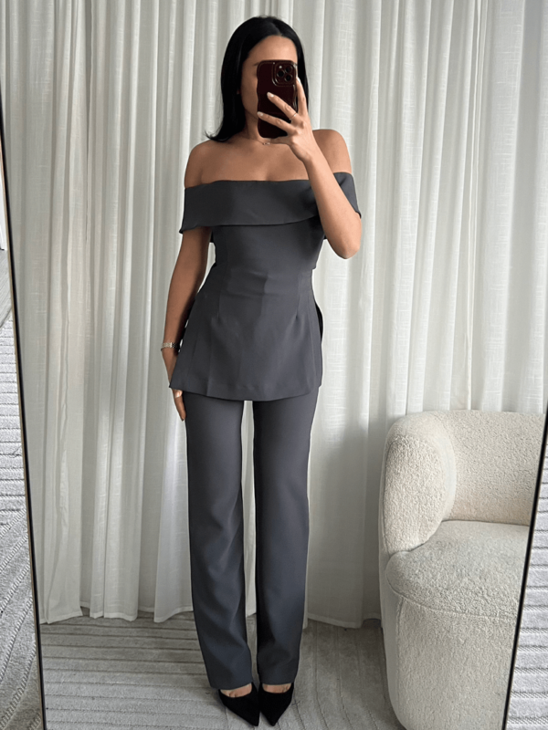 Elegante Off-Shoulder Split Top - Afbeelding 6