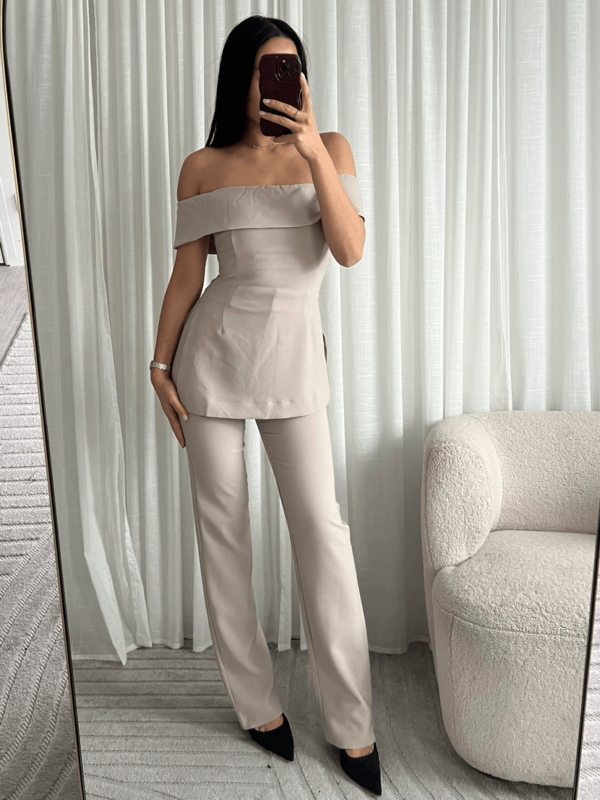 Elegante Off-Shoulder Split Top - Afbeelding 10