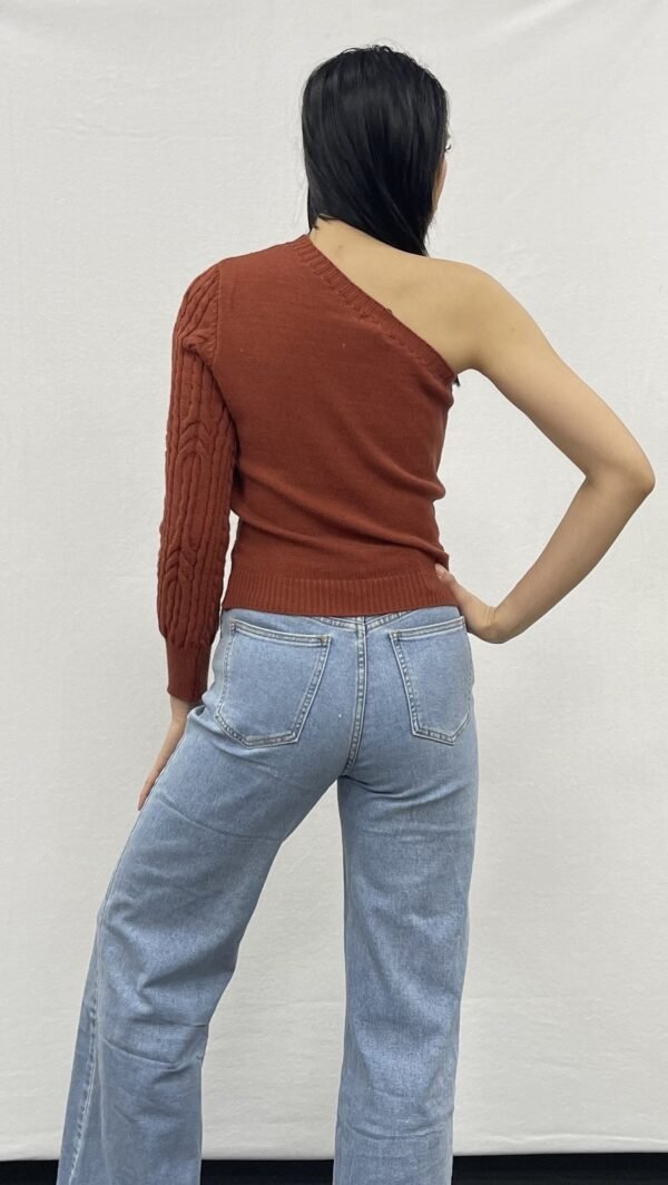 One Shoulder Rib Top - Afbeelding 4