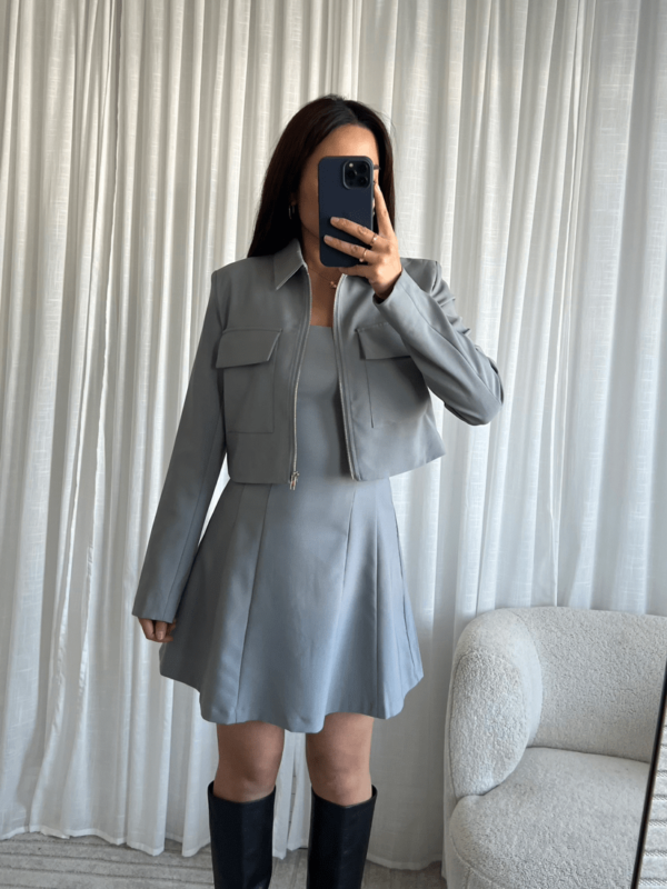 Crop Pocket Jacket
