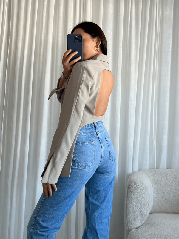 Blazer met Open Rug - Afbeelding 6
