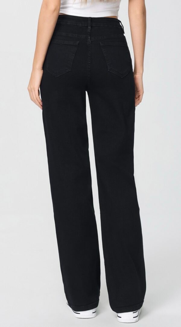 Super Stretchy Wide Leg Black - Afbeelding 2