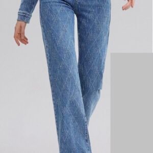 LAVK Super Stretch Jeans Ruit Blauw