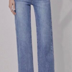 Super Stretch Wide Leg Jeans – Gina Lichtblauw