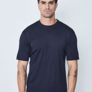LAVK Navy Essential Glans T-shirt