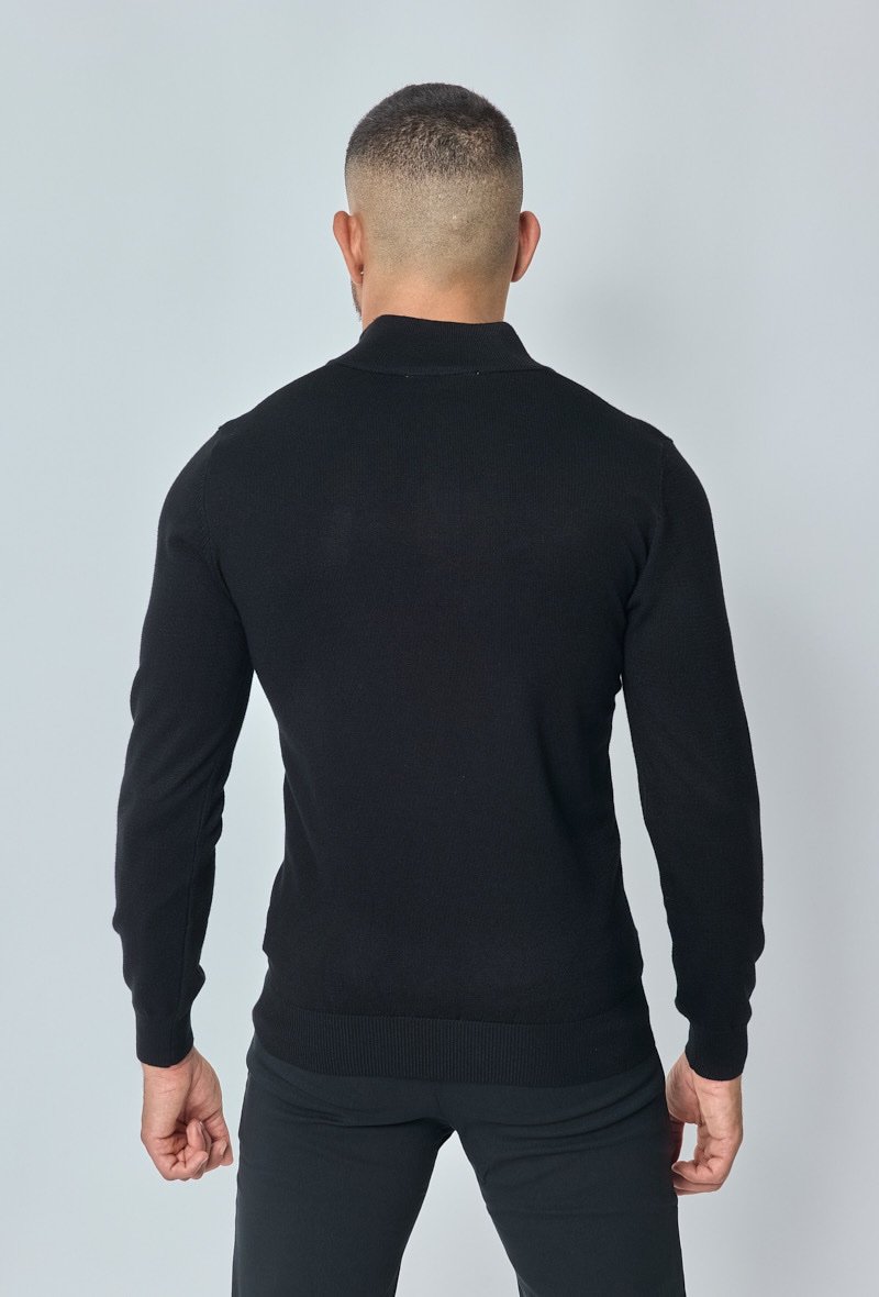 LAVK Black Half-Zip Sweater - Afbeelding 5