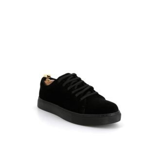 Heren Sneakers van Echt Leer Zwart