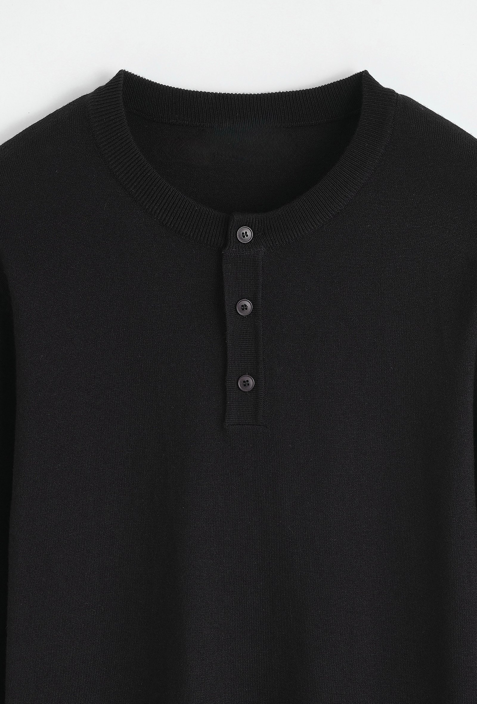 LAVK Premium Button Knit Longsleeve - Afbeelding 2