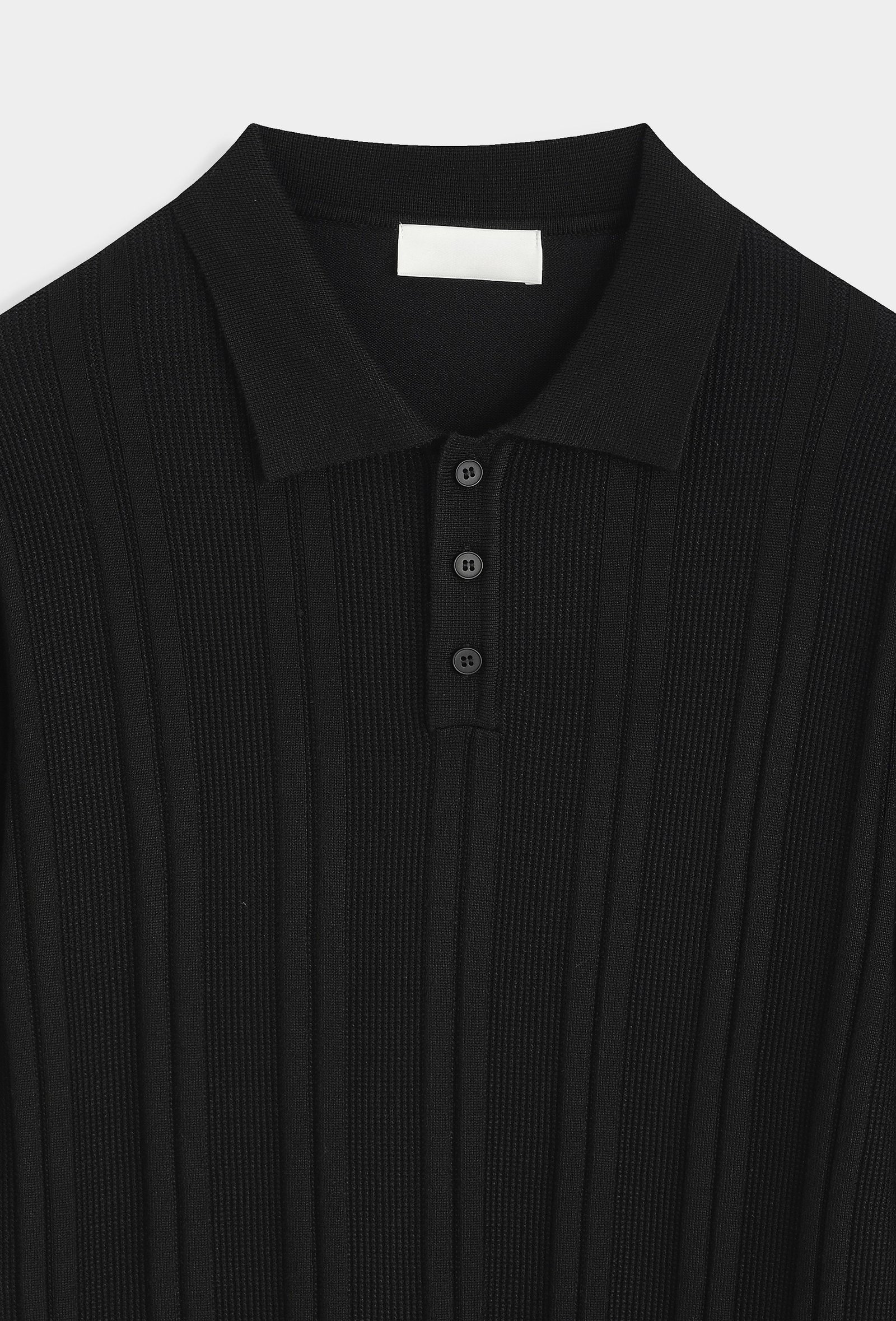 LAVK Essential Knit Polo Longsleeve - Afbeelding 2